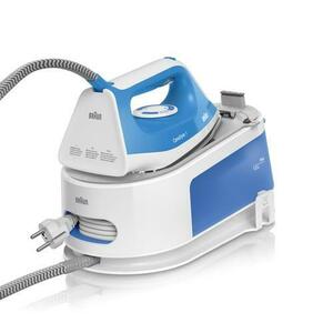 Statie de calcat Braun CareStyle IS1012BL, 2200 W, 340g/min, 1.5l, talpa ceramica (Alb/Albastru) imagine