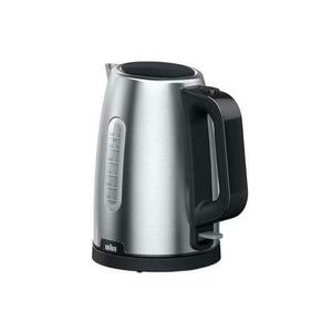 Fierbator de apa Braun WK1500 BK, 2200 W, 1.7 l, Oprire automata, Baza 360 (Negru/Inox) imagine