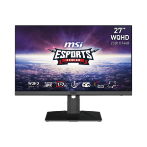 Monitor Gaming IPS LED MSI 27inch G272QPF, WQHD (2560 x 1440), HDMI, DisplayPort, Pivot, 170 Hz, 1 ms (Negru) imagine