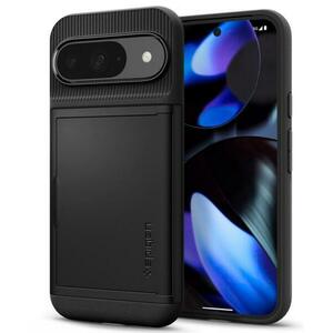 Husa pentru Google Pixel 9 / 9 Pro, Spigen, Slim Armor CS, Neagra imagine