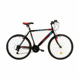 Bicicleta Mtb Dhs 2603, roti 26 Inch, cadru otel 530 mm, Negru imagine