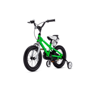 Bicicleta copii Royal Baby Freestyle, roti 12inch, cadru otel, roti ajutatoare (Verde) imagine