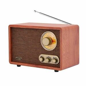 Radio Portabil Adler Retro AD 1171, Bluetooth, FM, AM, Maro imagine