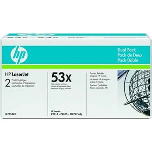 Toner HP Q7553XD (Negru - Pachet dublu) imagine