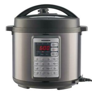 Multicooker cu gatire sub presiune Heinner Alacarte 38BK HPCK-38BK, 1000 W, 3.8 L, 14 Programe (Negru/Inox) imagine