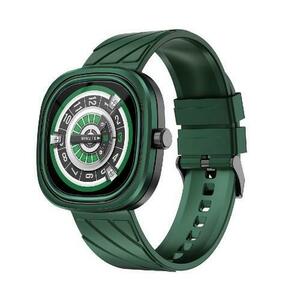 Smartwatch Doogee DG Ares, Ecran LCD HD 1.32inch, Bluetooth, Ritm cardiac, Saturatie oxigen, Monitorizare somn, Memento sedentarism, Android/iOS, Notificari, 300mAh (Verde) imagine