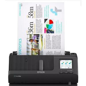 Scanner EPSON WorkForce ES-C380W, A4, 600 dpi, 30ppm, ADF, USB, Wireless (Negru) imagine