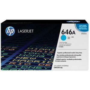 Toner HP LaserJet 646A, 12500 pagini (Cyan) imagine