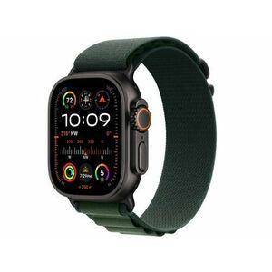 Smartwatch Apple Watch Ultra 2 GPS + Cellular, 49mm Titanium Case with Dark Green Alpine Loop, Large (Verde) imagine