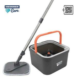 Set de curatenie cu mop rotativ 360 Heinner Mega Clean, galeta 2.6L imagine