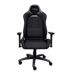 Scaun Gaming Trust GXT714 Ruya, 5 roti, max 150 kg, Perna de gat, Perna lombara (Negru) imagine