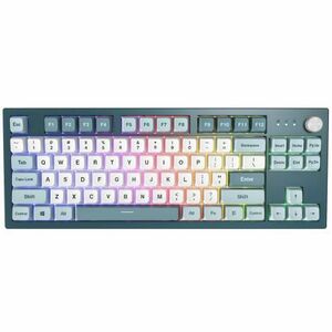 Tastatura mecanica Montech MKey TKL Freedom, Switchuri GateronG PRO 2.0 Yellow, Gri imagine