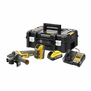 Polizor unghiular cu acumulator DCG409H2T Flexvolt, M14, disc 125 mm, 9000 rpm, 18V/2x5.0 Ah Powerstack, Dewalt imagine