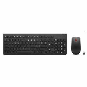 Set tastatura si mouse Wireless Lenovo Essential Gen 2 4X31N50746, Layout US, 1600 dpi (Negru) imagine