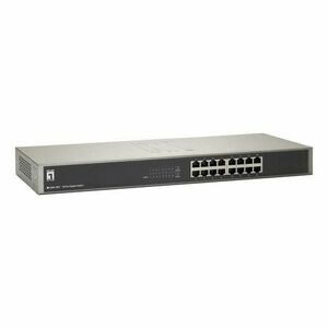 Switch fara management LevelOne GSW-1657, 16 x 10/100/1000 Mbit/s, Gri imagine