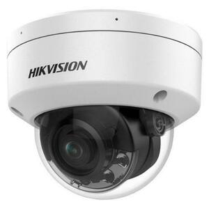 Camera supraveghere video Hikvision DS-2CD2187G2H-LISU(2.8mm)(eF), IP, 8MP, lentila 2.8mm, PoE, microfon, ColorVu, IR 30m, lumina alba 30m (Alb) imagine