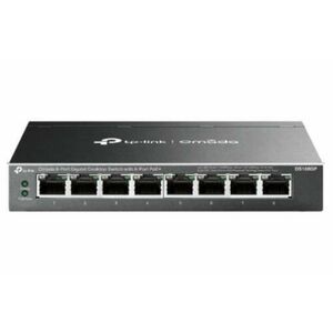 Switch TP-Link Omada DS108GP, 8 porturi, Gigabit, PoE+ imagine