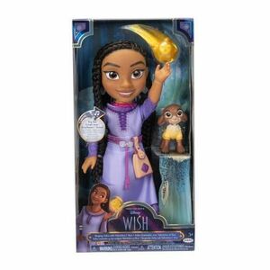 Papusa Disney Wish Asha, cu accesorii, 38 cm imagine