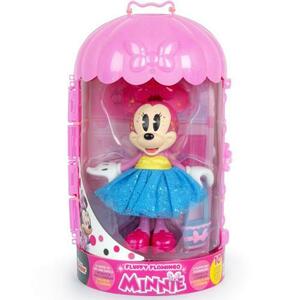 Papusa Disney Minnie Mouse Fuffy Flamingo, cu accesorii imagine