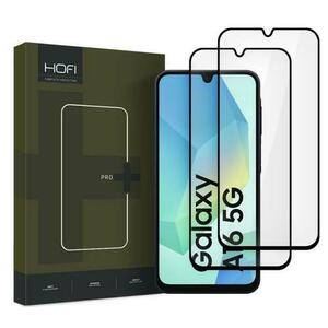 Folie de protectie Ecran HOFI Glass PRO+ pentru Samsung Galaxy A16 5G A166 / A16 4G A165, Sticla Securizata, Full Glue, Set 2 bucati, 2.5D, Neagra imagine