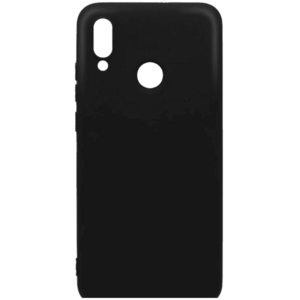 Protectie Spate Lemontti Silky LEMSLKHPS19N pentru Huawei P Smart 2019 (Negru) imagine