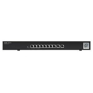 Router Gigabit Ruijie Reyee RG-EG310GH-E, 10 porturi, management cloud, 1.5Gbps, rack-mount 1U (Negru) imagine