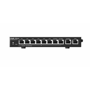 Router PoE Ruijie Reyee RG-EG310GH-P-E, Gigabit, cloud managed, 10 porturi, 1.5Gbps (Negru) imagine