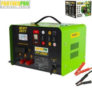 Robot pornire auto PartnerPro PP-280A, 12/24V, 280A, 1000W (Verde) imagine