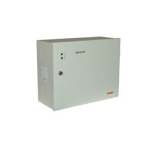 Sursa de alimentare pentru sisteme de detectie incendiu 24V/2A in cutie metalica, loc pentru 2 acumulatori 12V/18A, certificare EN 54-4, Vds; EN 12101-10 imagine