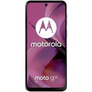 Telefon Mobil Motorola Moto G55, Procesor Mediatek Dimensity 7025 Octa-Core, IPS LCD Capacitive touchscreen 6.49inch, 8GB RAM, 256GB Flash, Camera Dubla 50+8MP, 5G, Wi-Fi, Dual SIM, Android (Violet) imagine