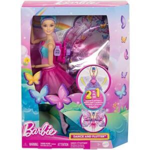 Papusa Mattel Barbie Balerina Transformare in Fluture imagine