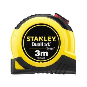 Ruleta Stanley cu blocare dubla 3m x 13mm (Galben/Negru) imagine