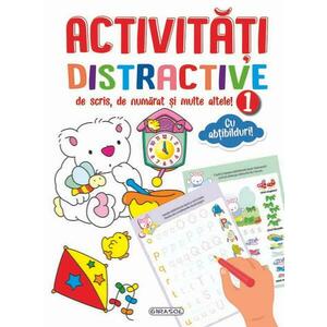 Carte Activitati distractive de scris, de numarat 1 imagine