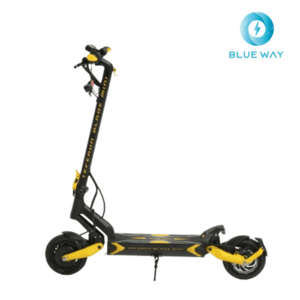 Trotineta electrica Teverun Blade Mini Ultra, Baterie 60V/27Ah, Autonomie 100Km, Viteza 60 Km/h, Motor 2 x 1000W, Roti 10inch, NFC (Negru/Galben) imagine