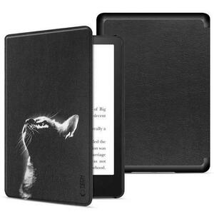 Husa Tech-Protect SmartCase Cat pentru Amazon Kindle Paperwhite 6inch, Negru imagine