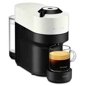 Espressor Krups Vertuo Pop Coconut XN 9201, 1500W, Alimentare Capsule, 0.56 L, Oprire automata (Negru/Alb) imagine