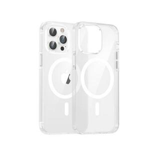 Husa Protectie Spate Dviced DV511006, Magsafe, pentru iPhone 15 Pro Max (Alb/Transparent) imagine