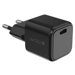 Dviced Wall charger 30W GaN USB-C EU w cable - Black imagine