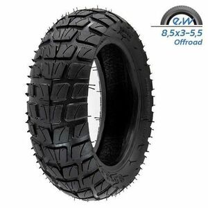 Anvelopa cauciuc offroad 8.5 x 3 pentru trotinete electrice imagine