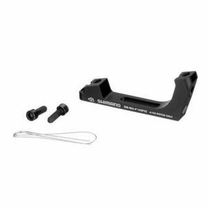 Adaptor etrier fata Shimano Post/Flat 140 mm ISMMAF140PDA, Negru imagine