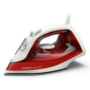 Fier de calcat Philips DST 2010/40, Talpa Antiaderenta, 2000 W, Debit de abur 25 g/min, Jet de abur 100 g (Rosu/Alb) imagine