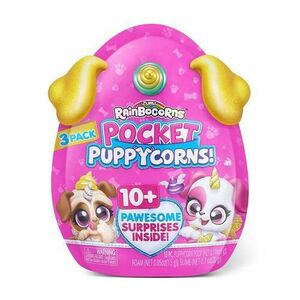 Set 3 figurine surpriza Rainbocorns Pocket Puppycorn 3 Pack by ZURU imagine