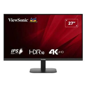 Monitor IPS LED ViewSonic 27inch VA2708-4K-HD, UHD (3840 x 2160), HDMI, DisplayPort, 4 ms (Negru) imagine