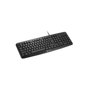 Tastatura Canyon KB-1, USB, layout UK/US (Negru) imagine