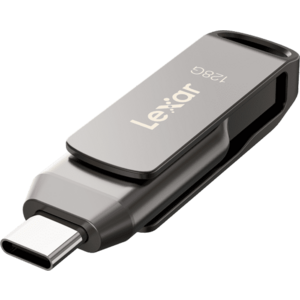 Memorie USB Lexar JumpDrive Dual Drive D400, 128GB, USB Type-C/USB-A imagine