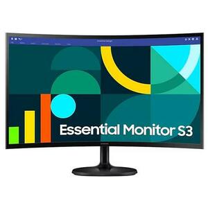 Monitor VA LED Smasung 27inch LS27D364GAUXEN, FulL HD (1920 x 1080), VGA, HDMI, Ecran curbat, 100 Hz, 4 ms (Negru) imagine