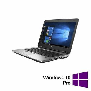 Laptop Refurbished HP ProBook 640 G4, Intel Core i5-7300U 2.60 - 3.50GHz, 8GB DDR4, 256GB SSD, 14 Inch HD, Webcam + Windows 10 Pro imagine