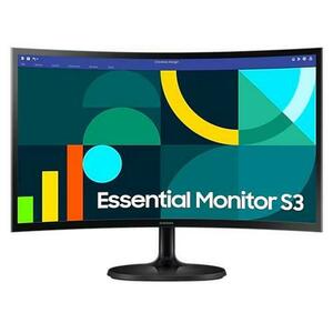 Monitor VA LED Samsung Samsung 24inch S3 S36GD, Full HD (1920 x 1080), VGA, HDMI, Ecran curbat, 100 Hz, 4 ms (Negru) imagine