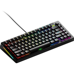 Tastatura mecanica Glorious GMMK 3 PRO, Fox Switches, USB, Cu fir, 81 taste (Negru) imagine