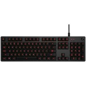 Tastatura Gaming Mecanica Logitech G413 Carbon Red, Layout US (Negru) imagine